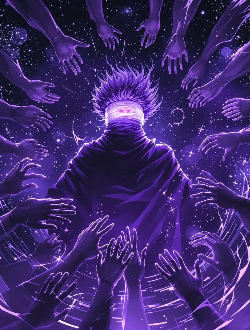 原创漫画大全 - 五条悟 领域展开 无量空处
